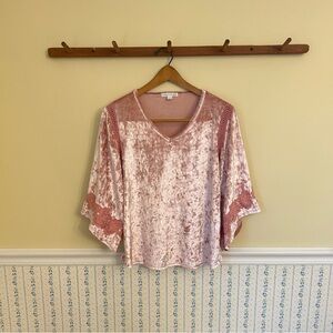 Westport Velvet Blouse Top